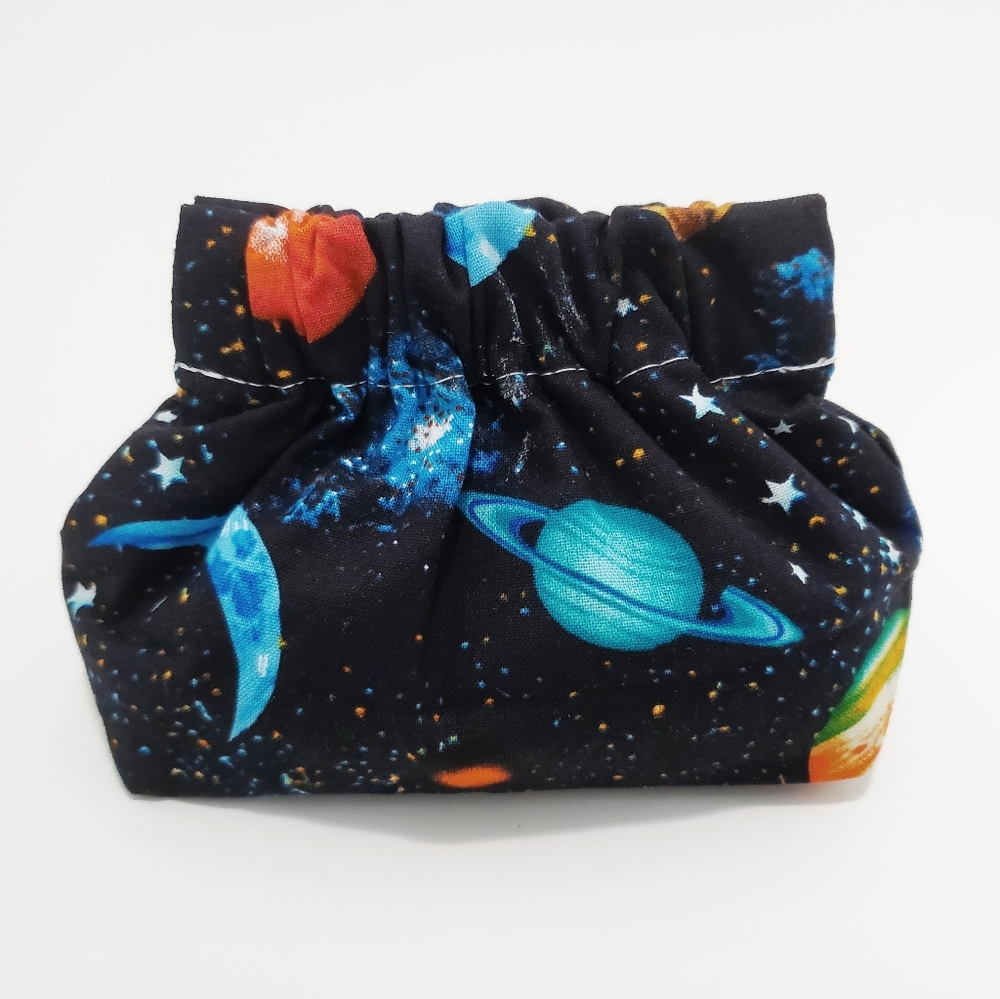 Handmade Coin Purse Pouch Wallet Galaxy Planet